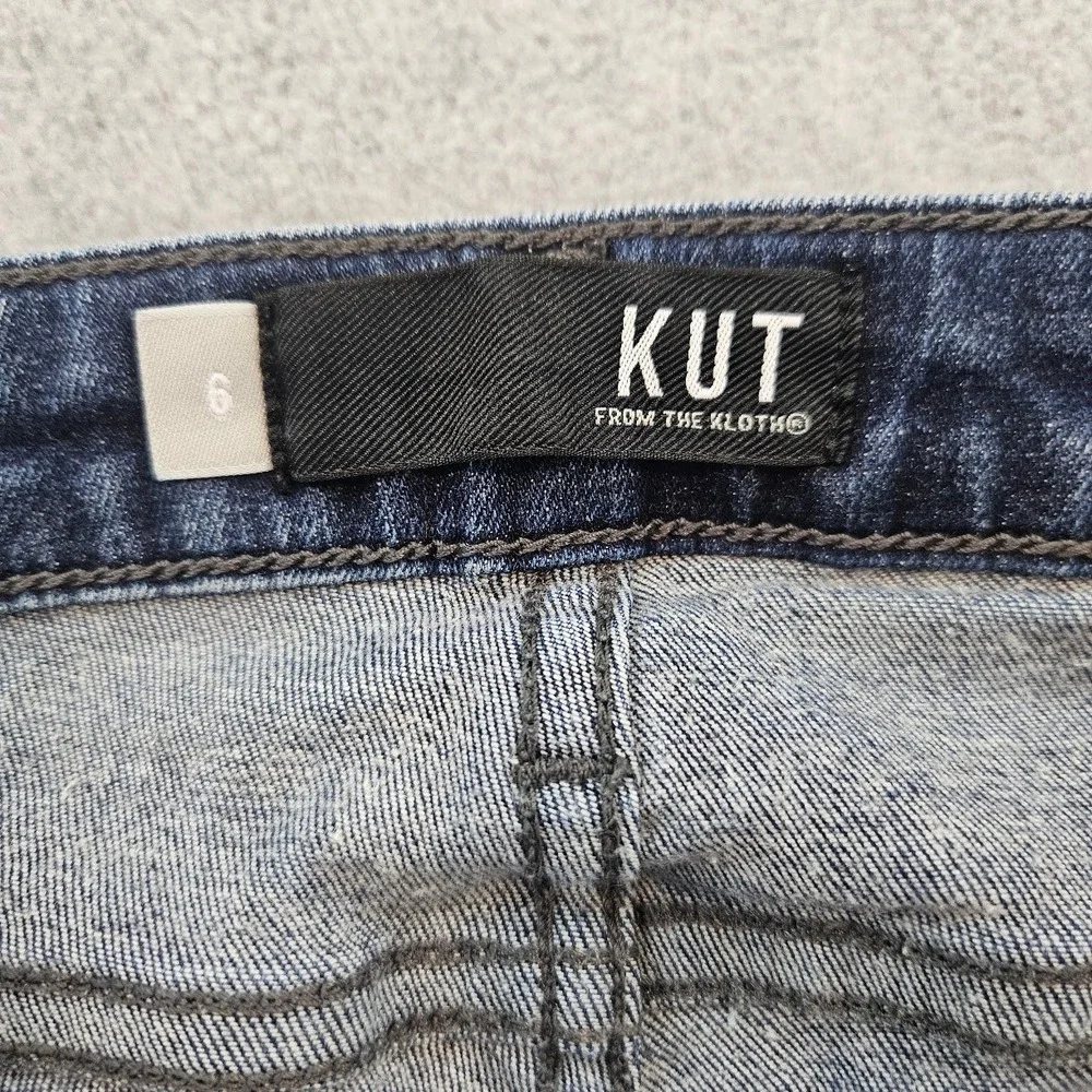 Kut from the Kloth Diana Dark Wash Skinny Jeans KP4880ML7 Blue Denim